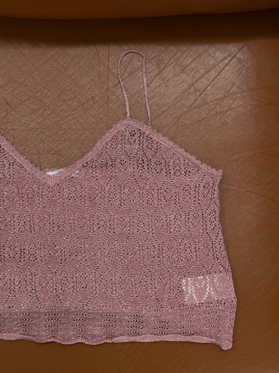 일본빈티지 핑크 레이어드 뷔스티에 탑 상품이미지5