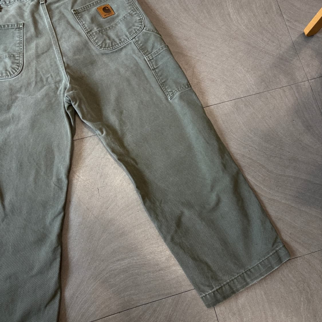 칼하트 정품 오리지널 모스 그린 카펜터 팬츠 상품이미지4