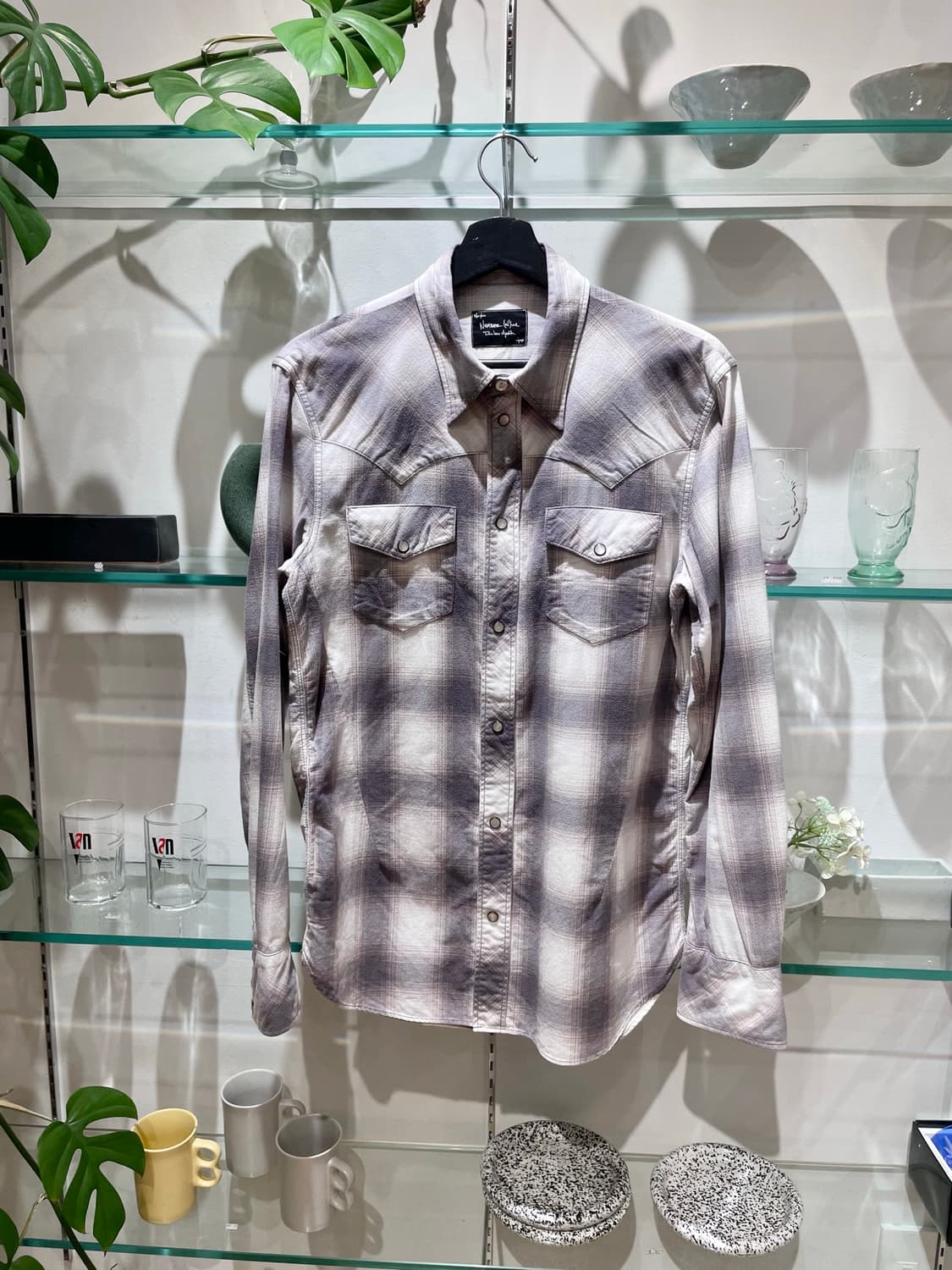 07aw 넘버나인 western shirt 상품이미지1