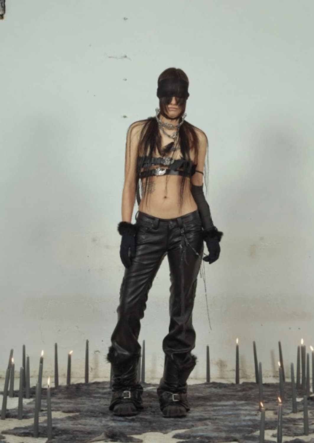 [Aesynctx_ Scar Boot Cut Pants] 상품이미지1