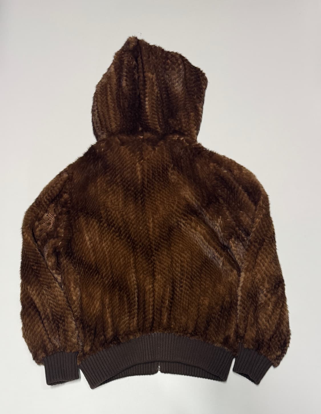 여성 빈티지 리얼 밍크 퍼 후드집업 55~66 상품이미지2