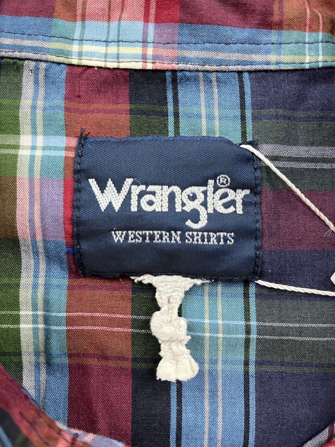 랭글러 웨스턴 체크 반팔 셔츠 상품이미지8