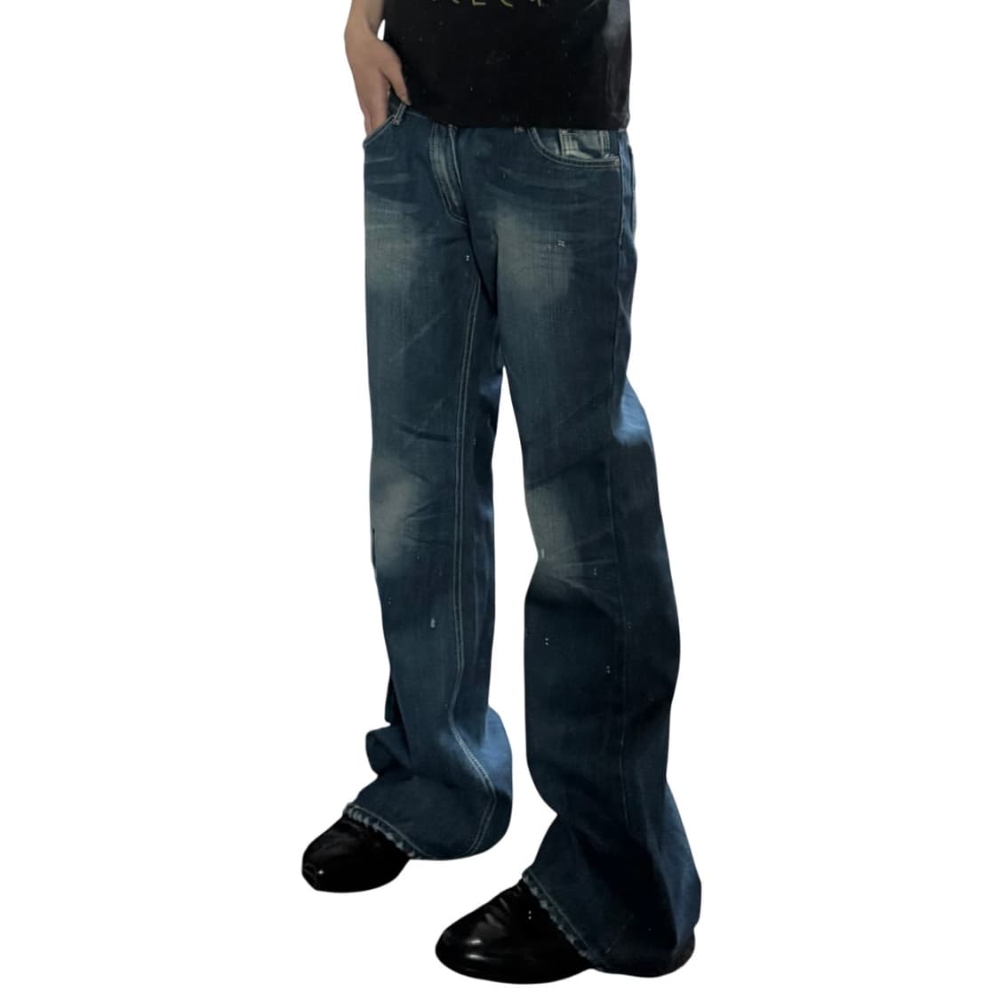 빈티지 벨바텀 부츠컷 워싱 플레어진 32 리바이스 684 646 상품이미지1