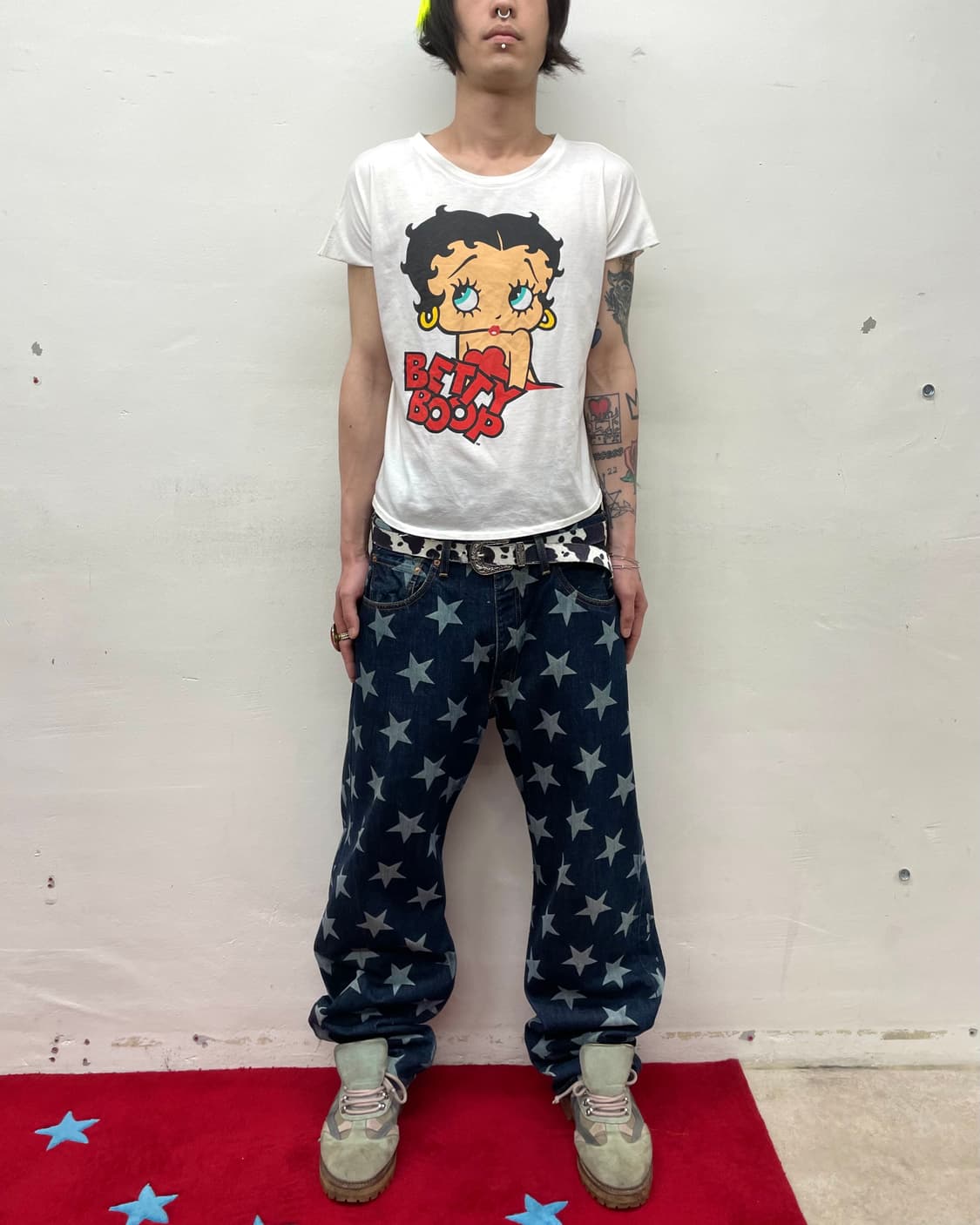 Betty Boop Sleeveless T-shirt  상품이미지2