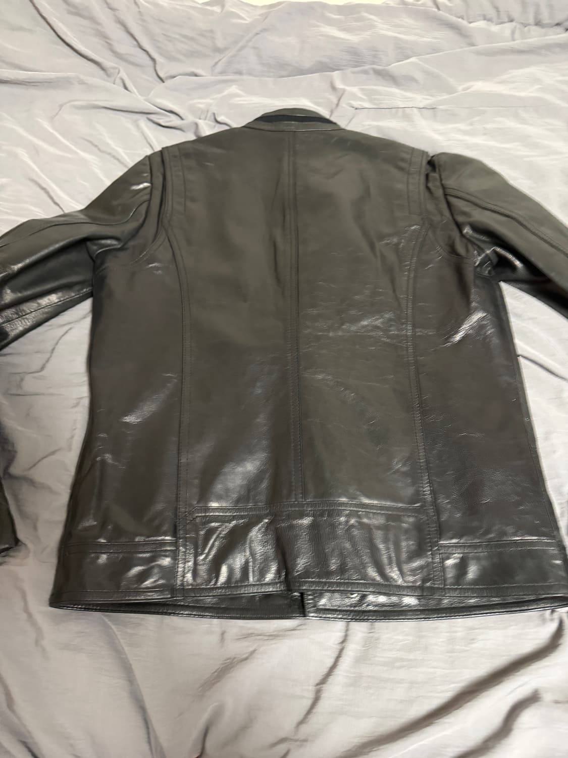 지오송지오 가죽 라이더 자켓 L 상품이미지4