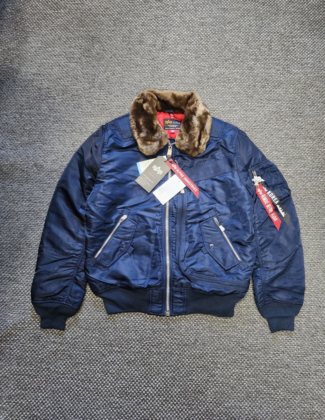 알파인더스트리 MA-1 블루종 항공점퍼 새상품 상품이미지1