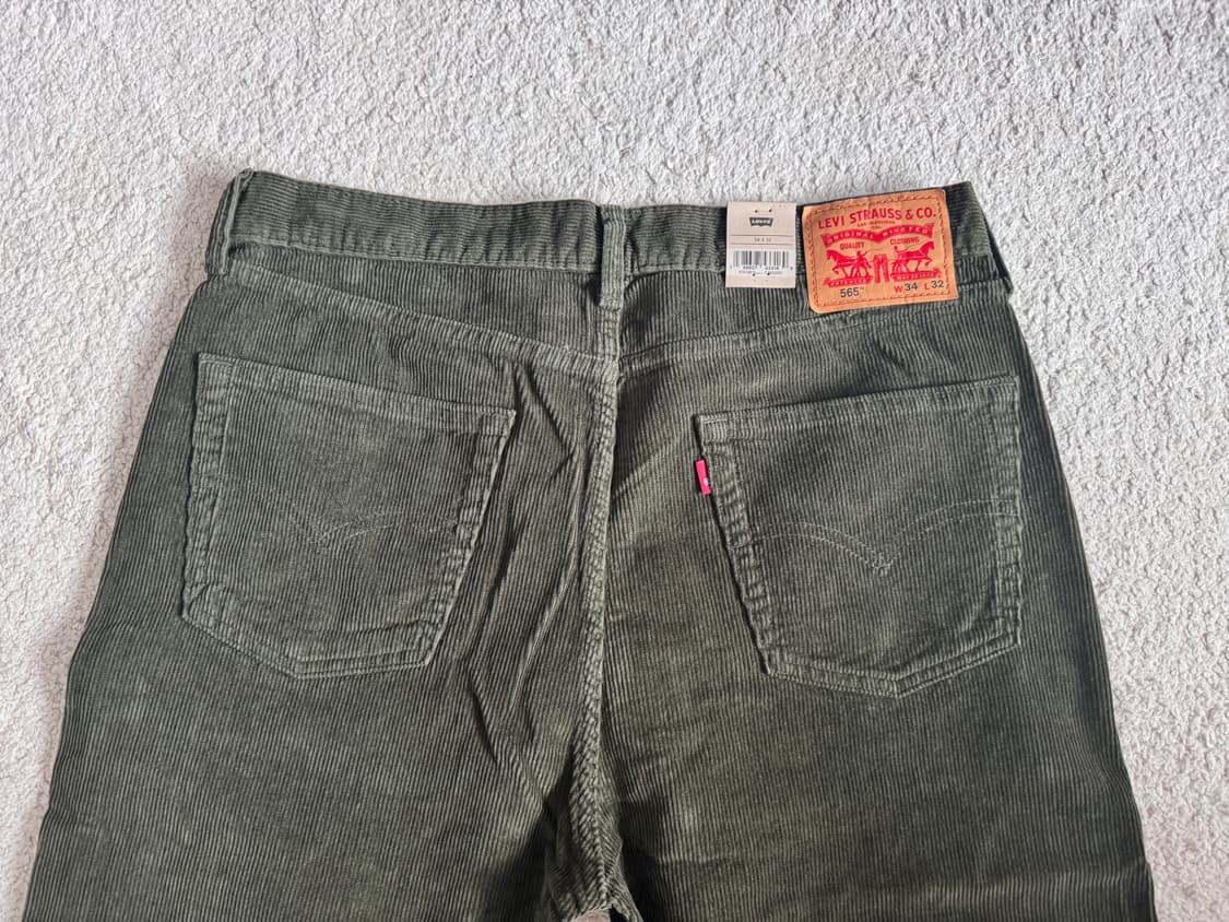 565 코듀로이팬츠 34/32 딥그린 상품이미지3