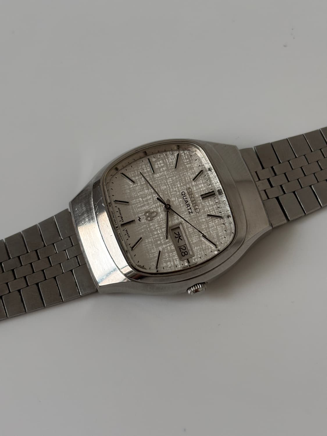 1970s Bokashi Dial Silver Quartz  상품이미지4