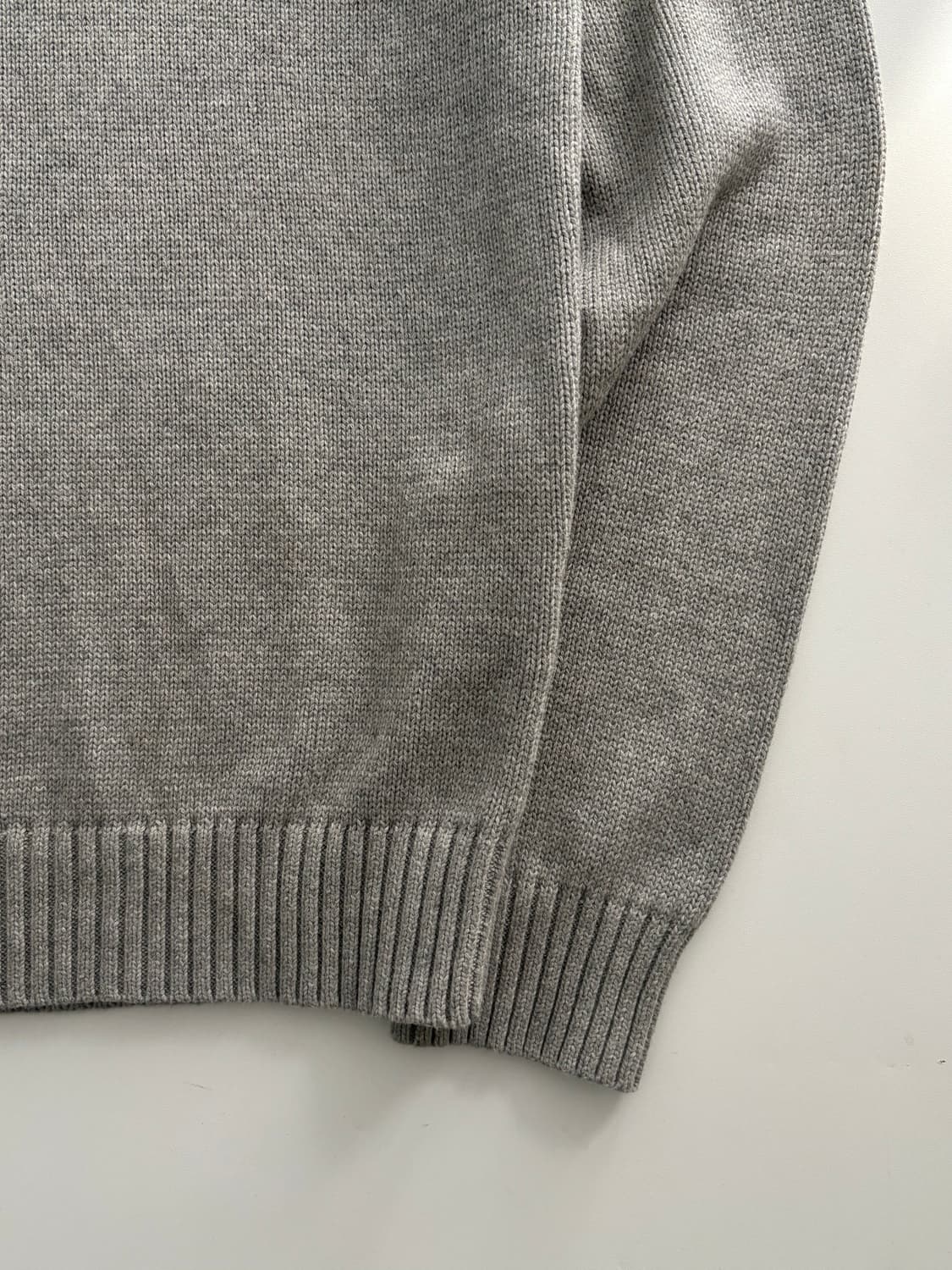 Polo 폴로 랄프로렌 QR신형 그레이 라운드넥 니트 상품이미지5