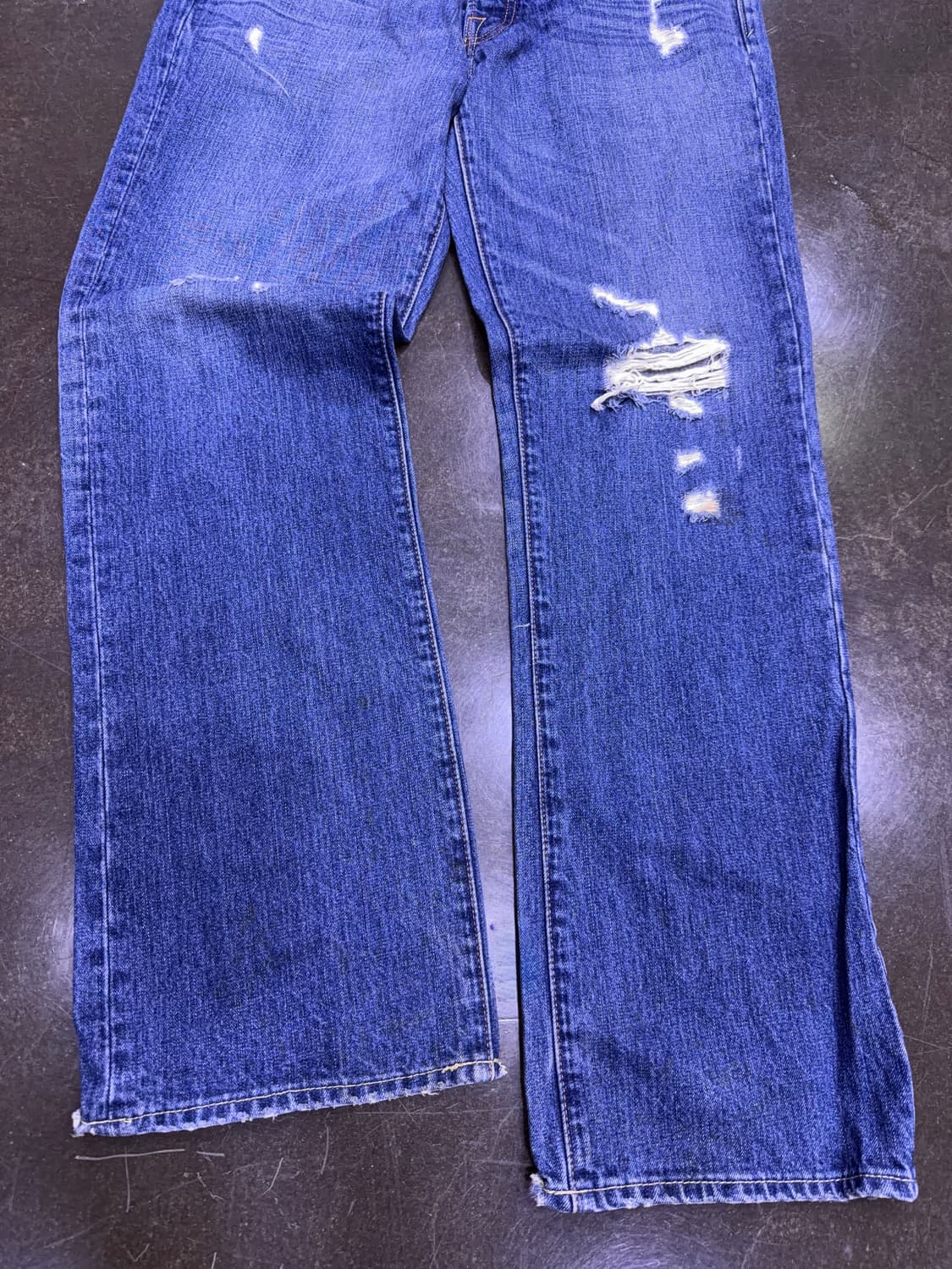 아베크롬비 데미지 킬번 로우 라이즈 부츠컷 플레어 데님팬츠 31 상품이미지6