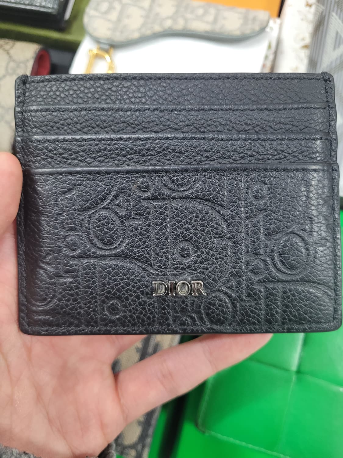 디올 그래비티 가죽 카드홀더 카드지삽 상품이미지3