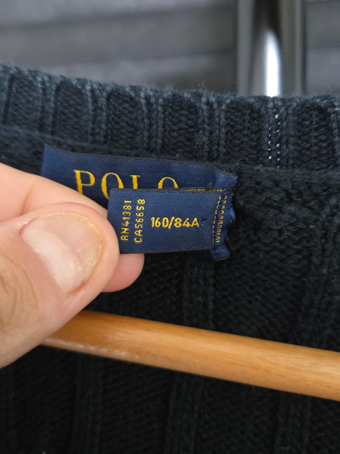 [폴로 랄프로렌] 코튼 케이블 V넥 니트 스웨터 | 00199 상품이미지4