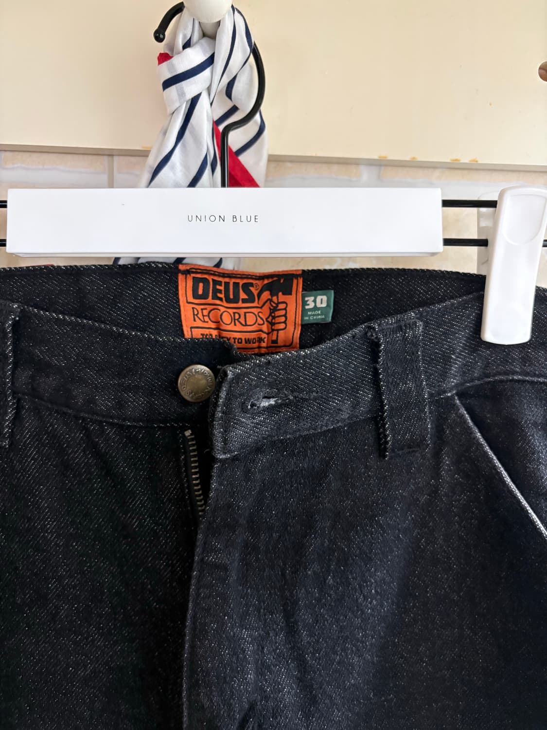 데우스엑스마키나 - 블랙 카펜터 데님 빅펠라 32사이즈 상품이미지2