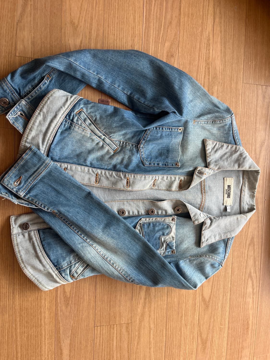 Moschino 워싱 청자켓 36 상품이미지1