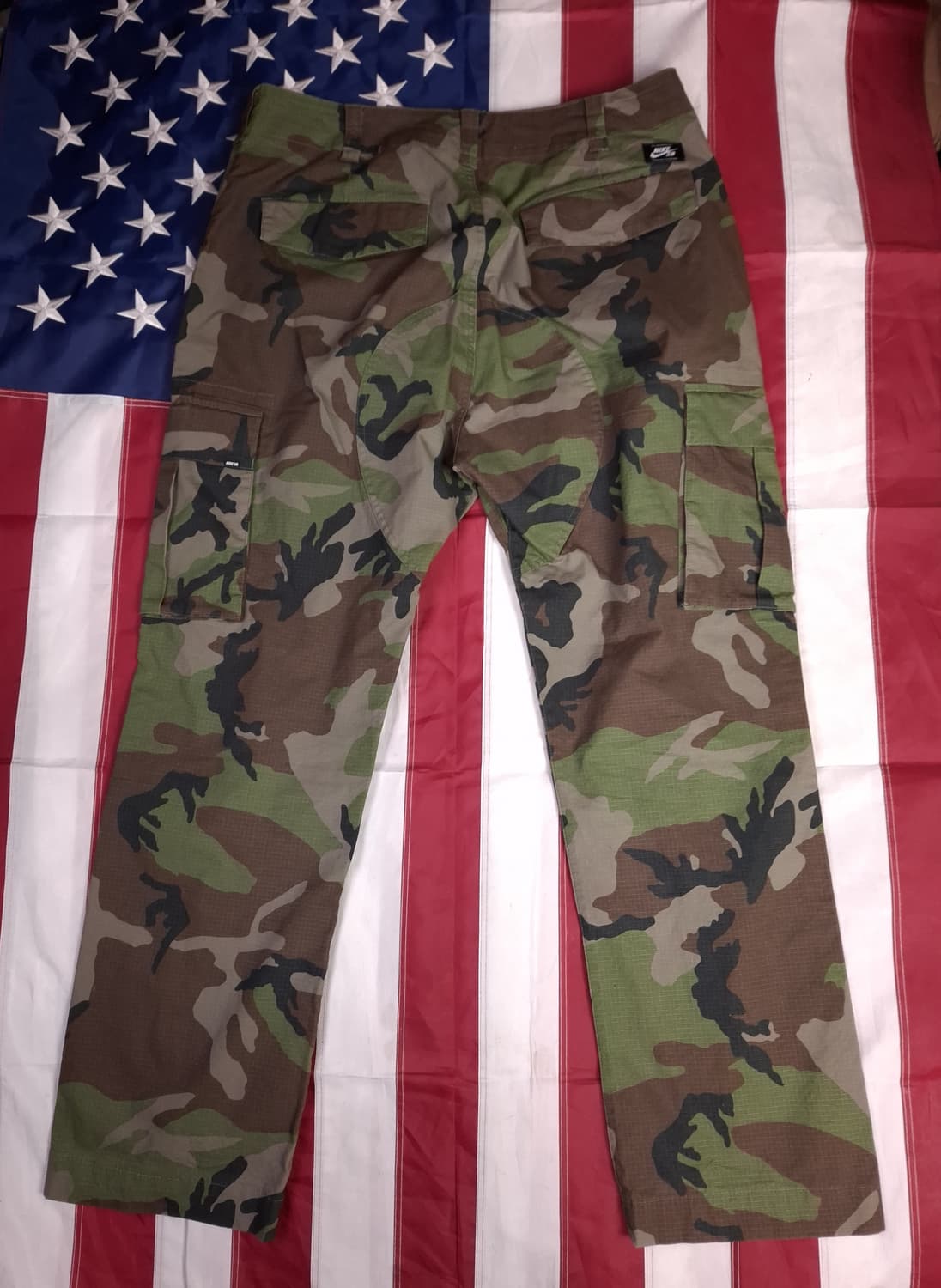 특A 오리지날 나이키 SB 카모패턴 립스탑 카고바지 상품이미지5