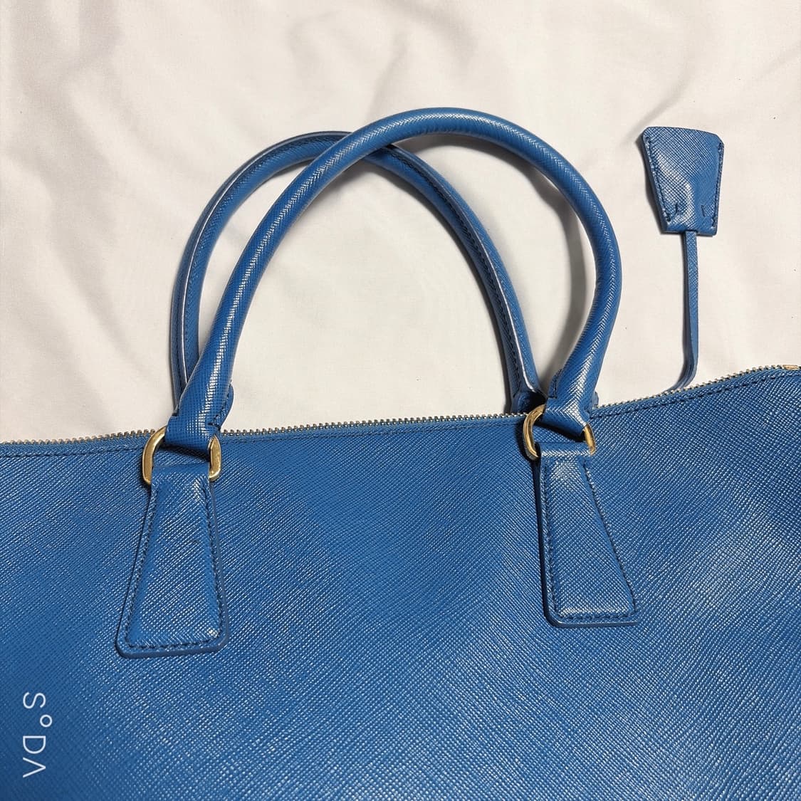 프라다 사피아노 블루 토트백 상품이미지7