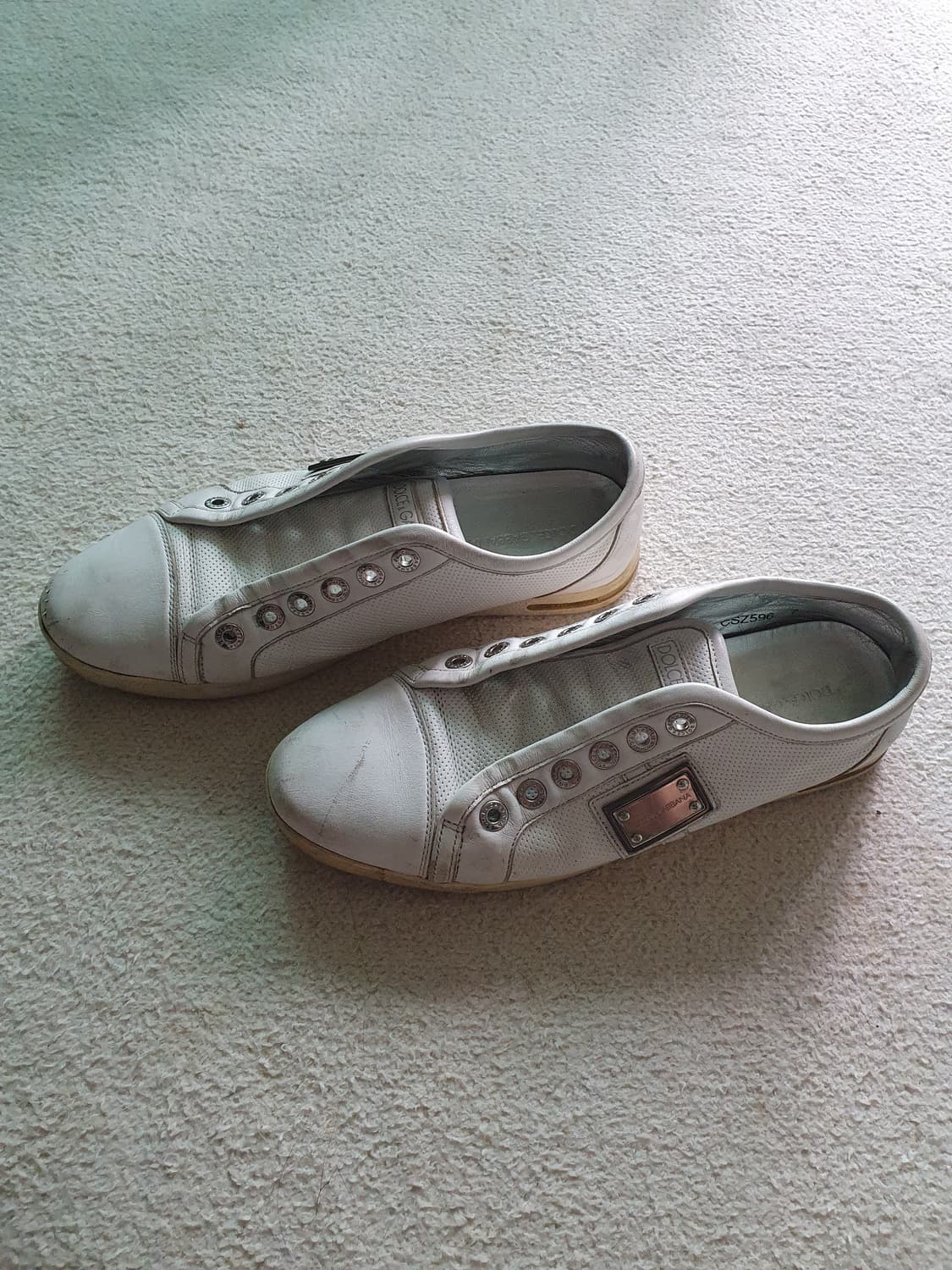 D&G 돌체앤가바나 화이트 스니커즈 정품)7 상품이미지4