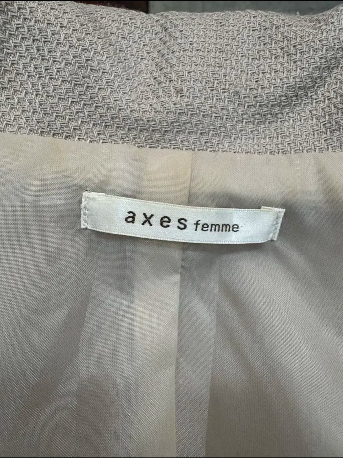 axes femme 레이스 리본 백포인트 자켓 (M사이즈) 상품이미지6
