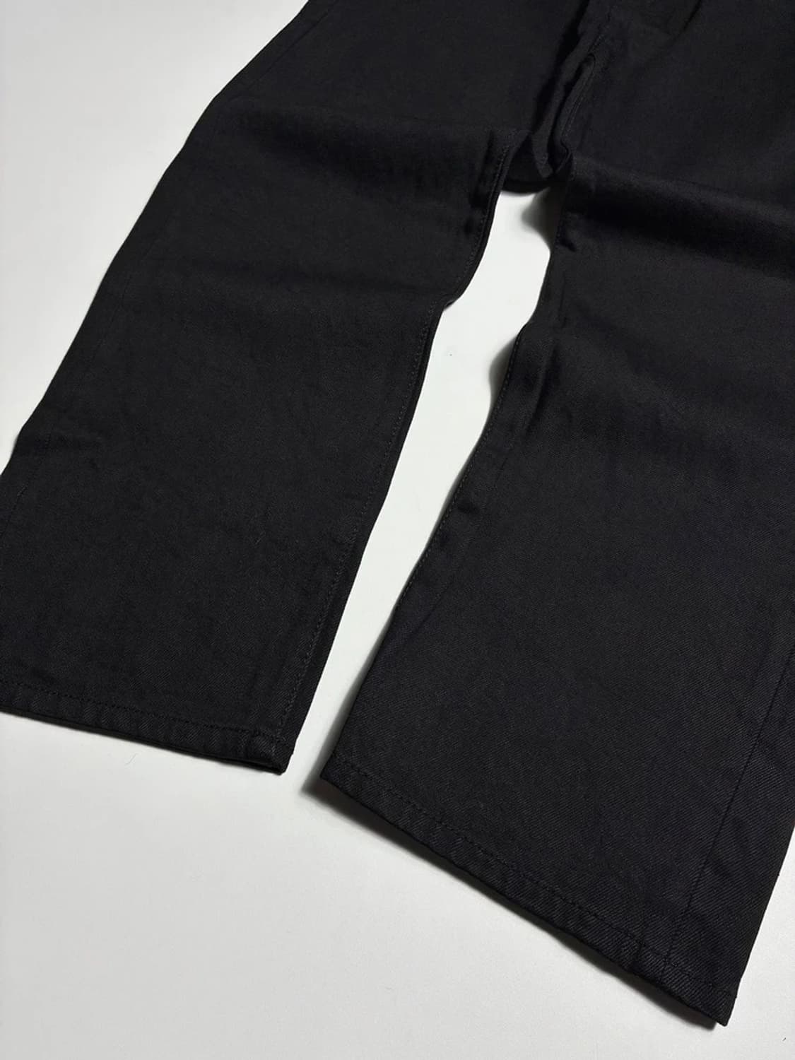 플랙 23FW 슬림 스트레이트핏 블랙 코튼 팬츠 R1593 상품이미지4