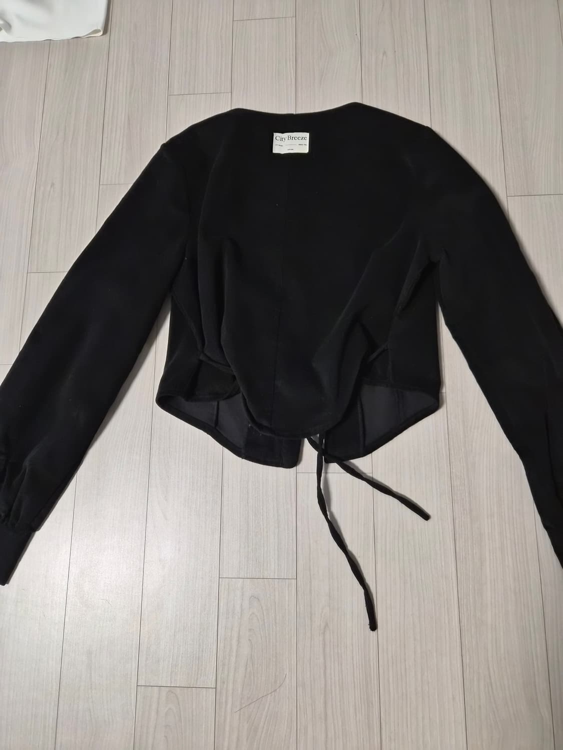 택달린새상품 시티브리즈(City Breeze) 코듀로이 스퀘어넥 블라우스 상품이미지4