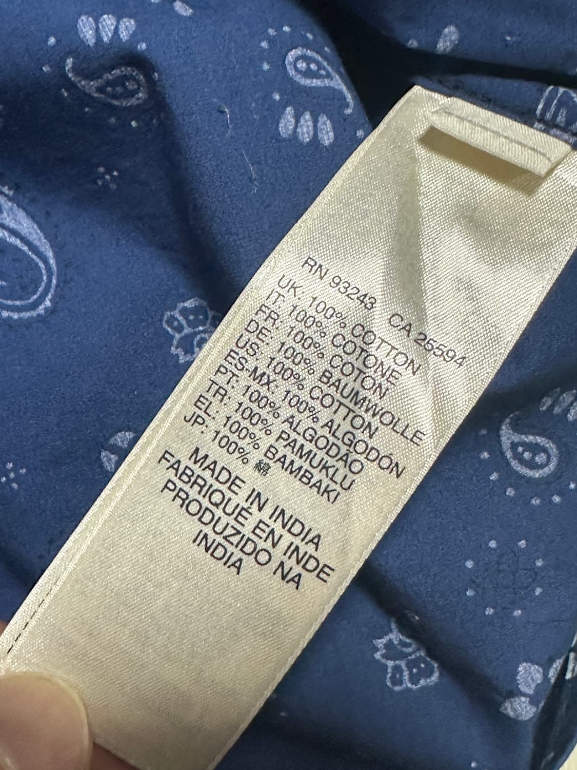 디젤 페이즐리 패치워크 셔츠 상품이미지9