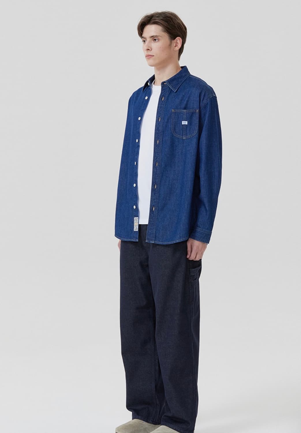 [새상품] LEE 페인터 데님 팬츠 인디고 로우 (남녀공용) 상품이미지8