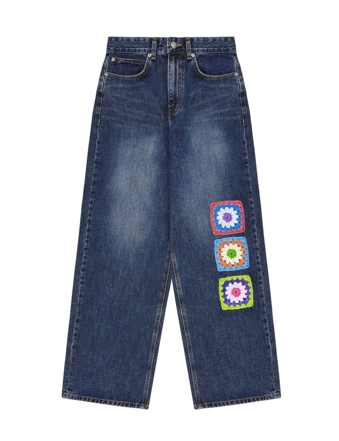 로씨로씨 X 그래피커스 Crochet Jeans 상품이미지1