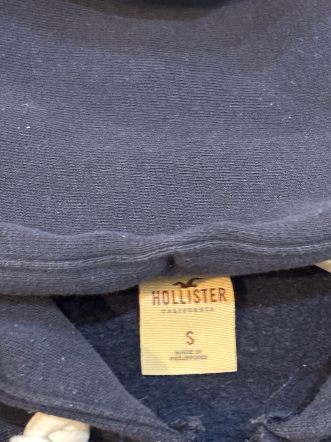 홀리스터 후드집업 네이비 S사이즈 상품이미지5