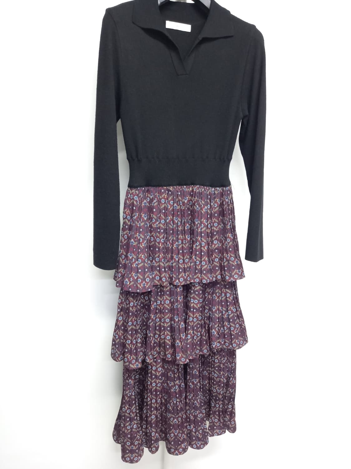 듀엘 춘추 니트 캉캉 스커트 맥시 원피스  F 33-55 상품이미지3