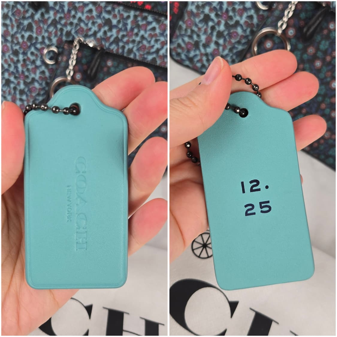 COACH 코치 트리오 파우치 플라워 트리플 잔꽃 클러치 세트 상품이미지8