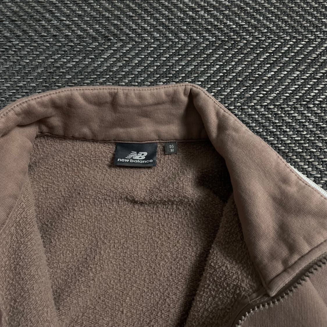 뉴발란스 사이드 라인 기모 트랙 자켓 브라운y 4736 상품이미지7