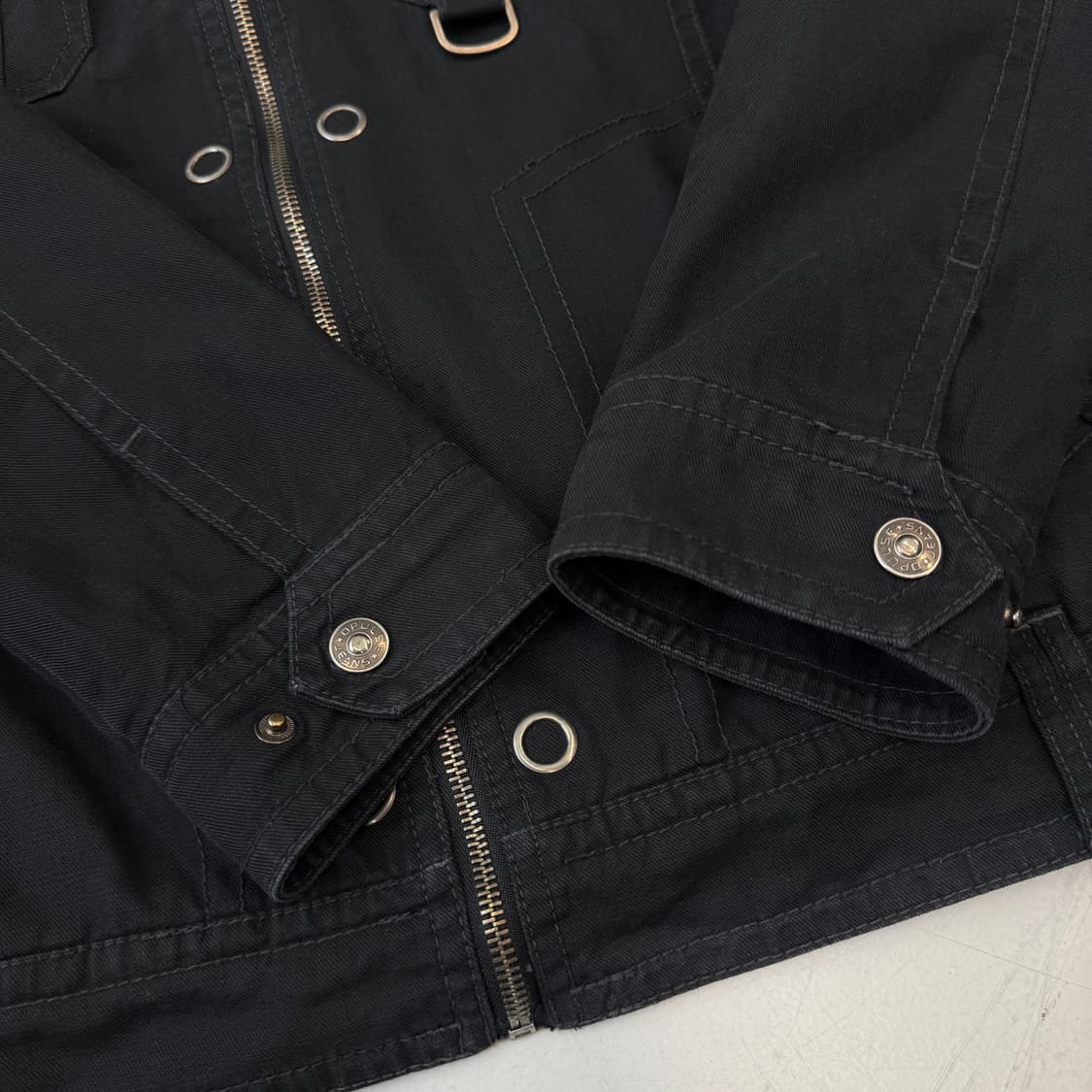 바이커 Y2K 코튼 집업 자켓 상품이미지5