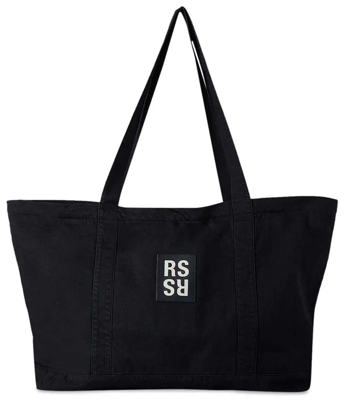 라프시몬스 오버사이즈 데님 토트백 블랙 상품이미지1