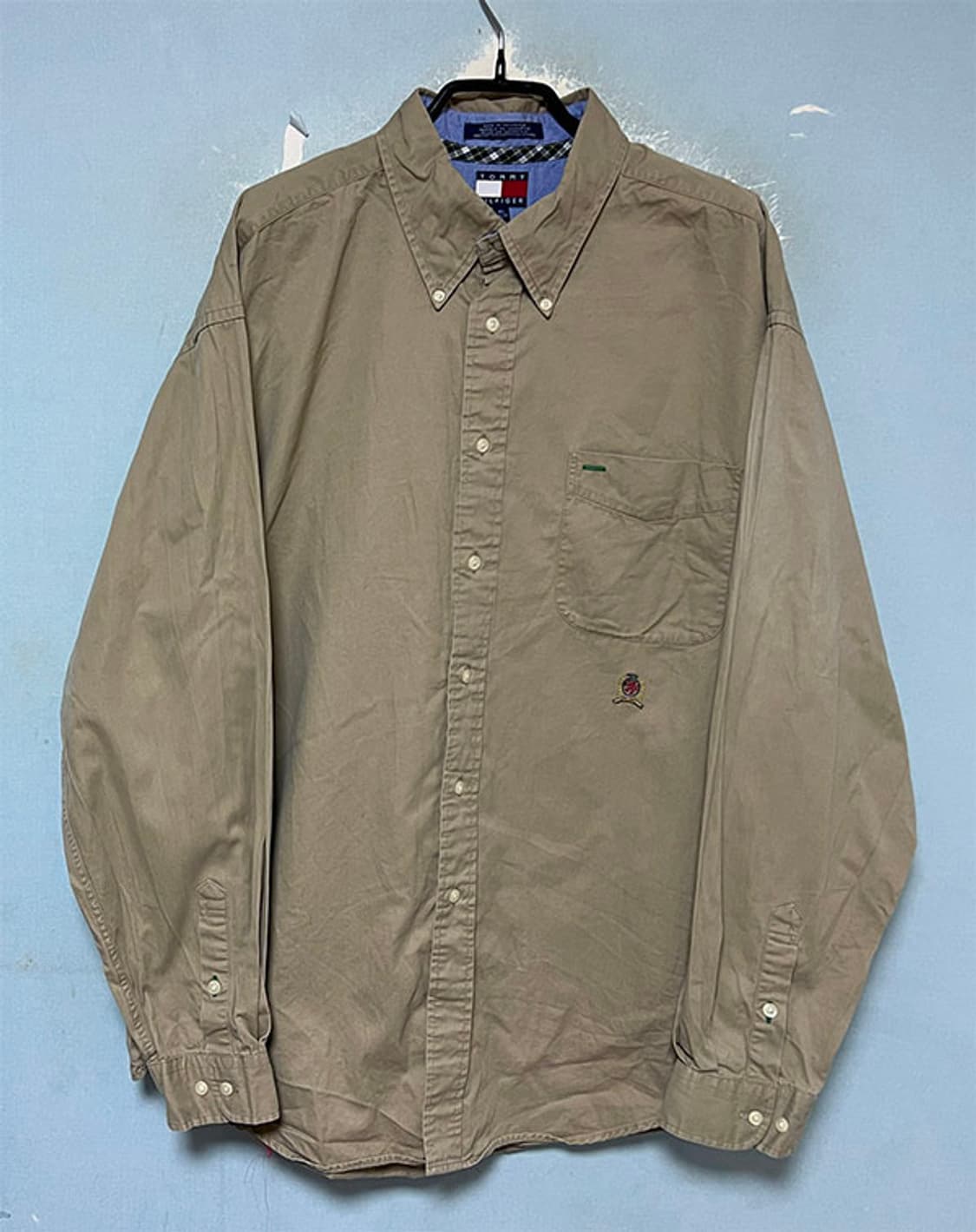 타미힐피거 90's 남자 오버셔츠 월계수 춘추 105-110 상품이미지1
