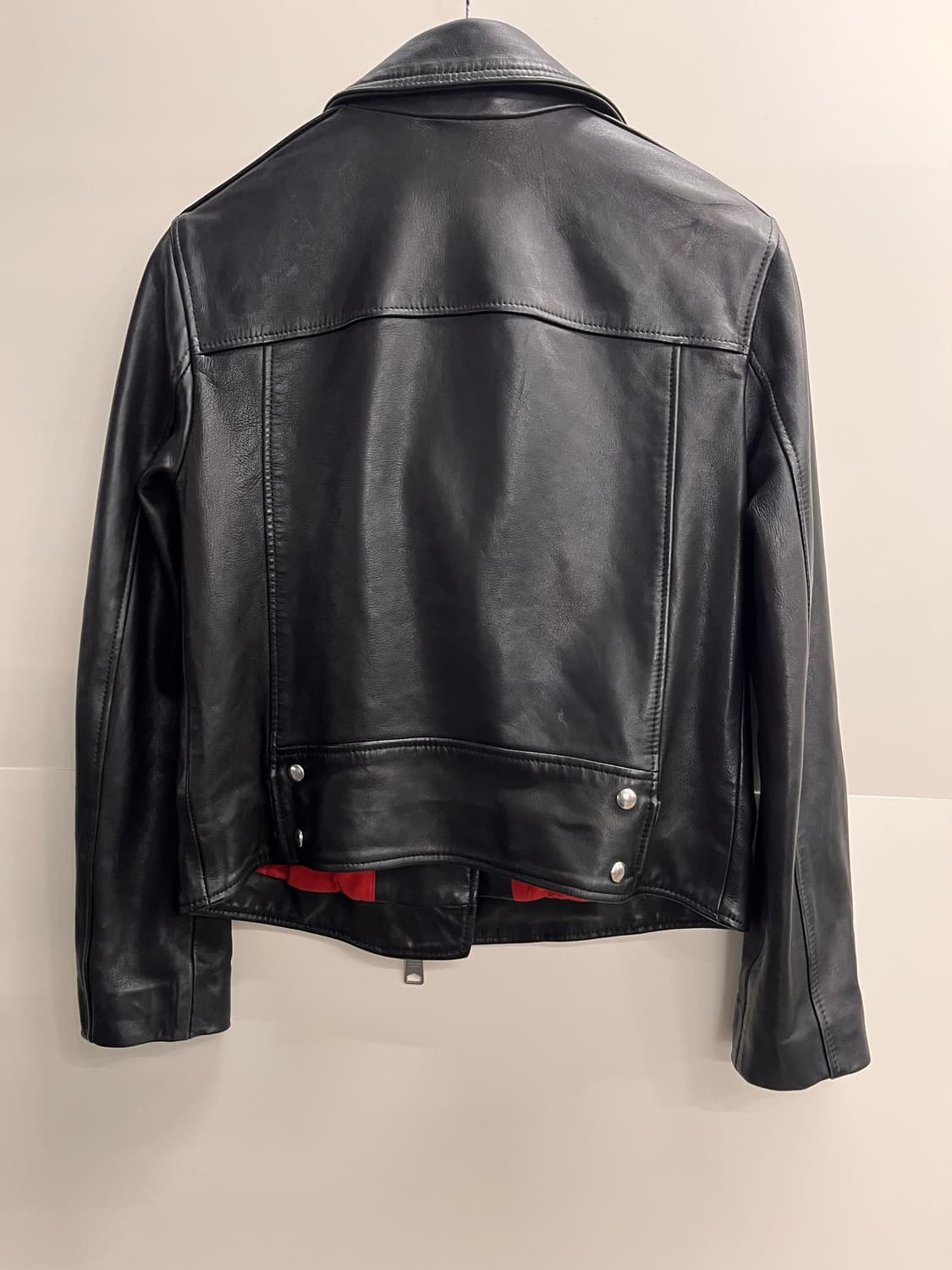 올세인츠 빌리 바이커 양가죽 자켓 S 상품이미지4