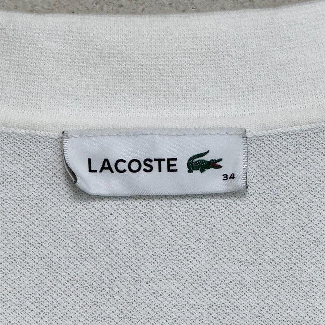 LACOSTE 화이트 플루이드 폴로 탑 34 상품이미지6