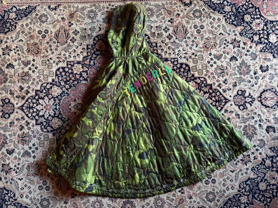 텐더로인 카모플라주 후드 판초 자켓  상품이미지4