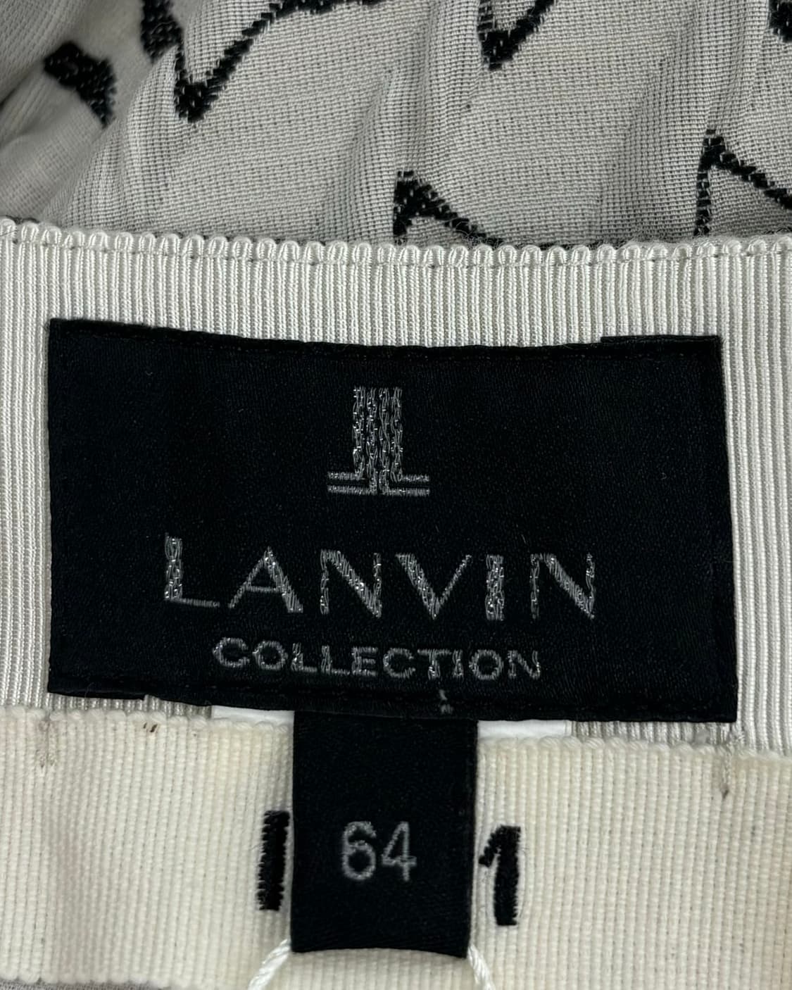 랑방 블랙 앤 화이트 패턴 롱 스커트 상품이미지7