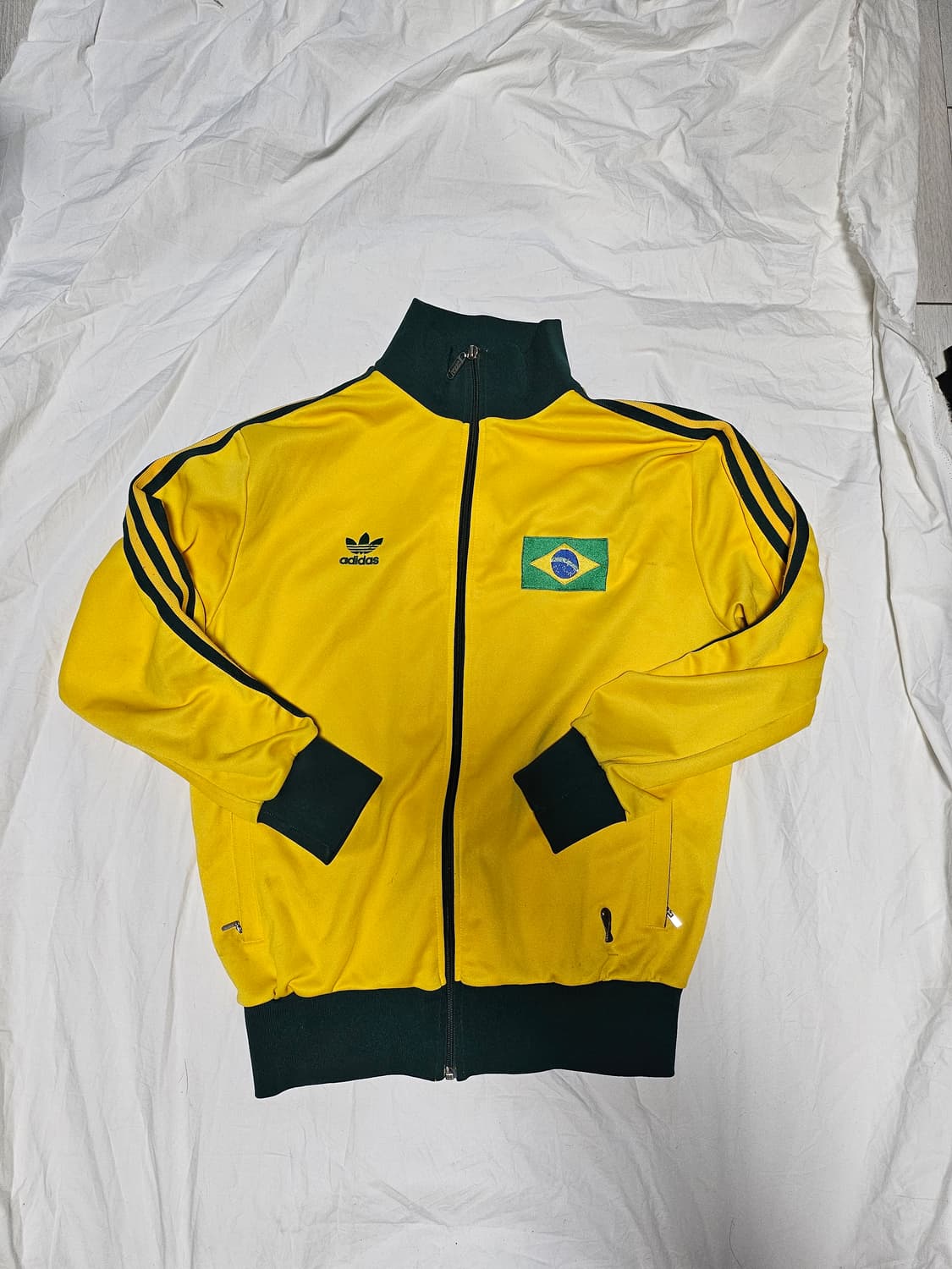 아디다스 브라질 국대 져지 트랙탑 L 상품이미지1