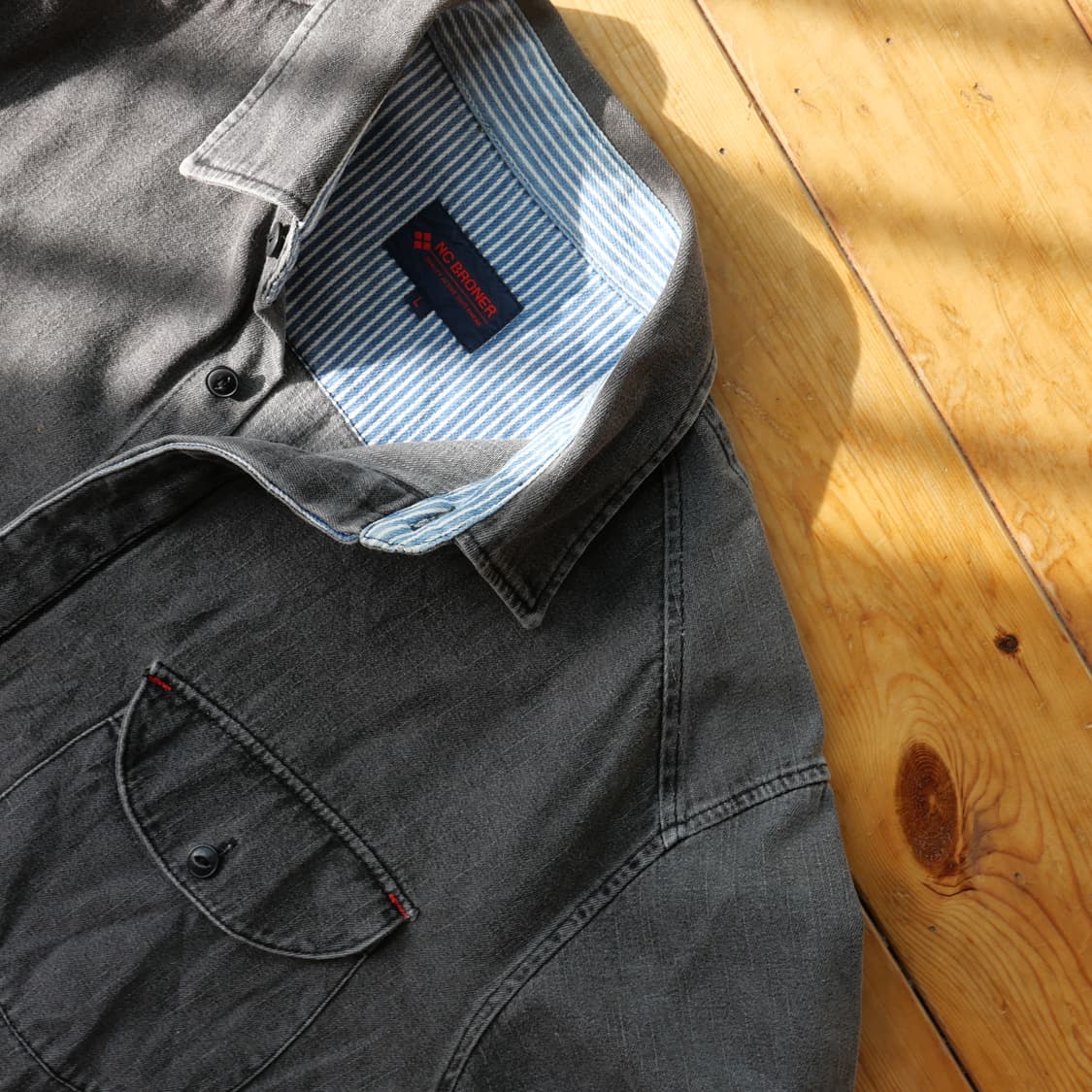 NC BRONER 차콜 워크셔츠 상품이미지3