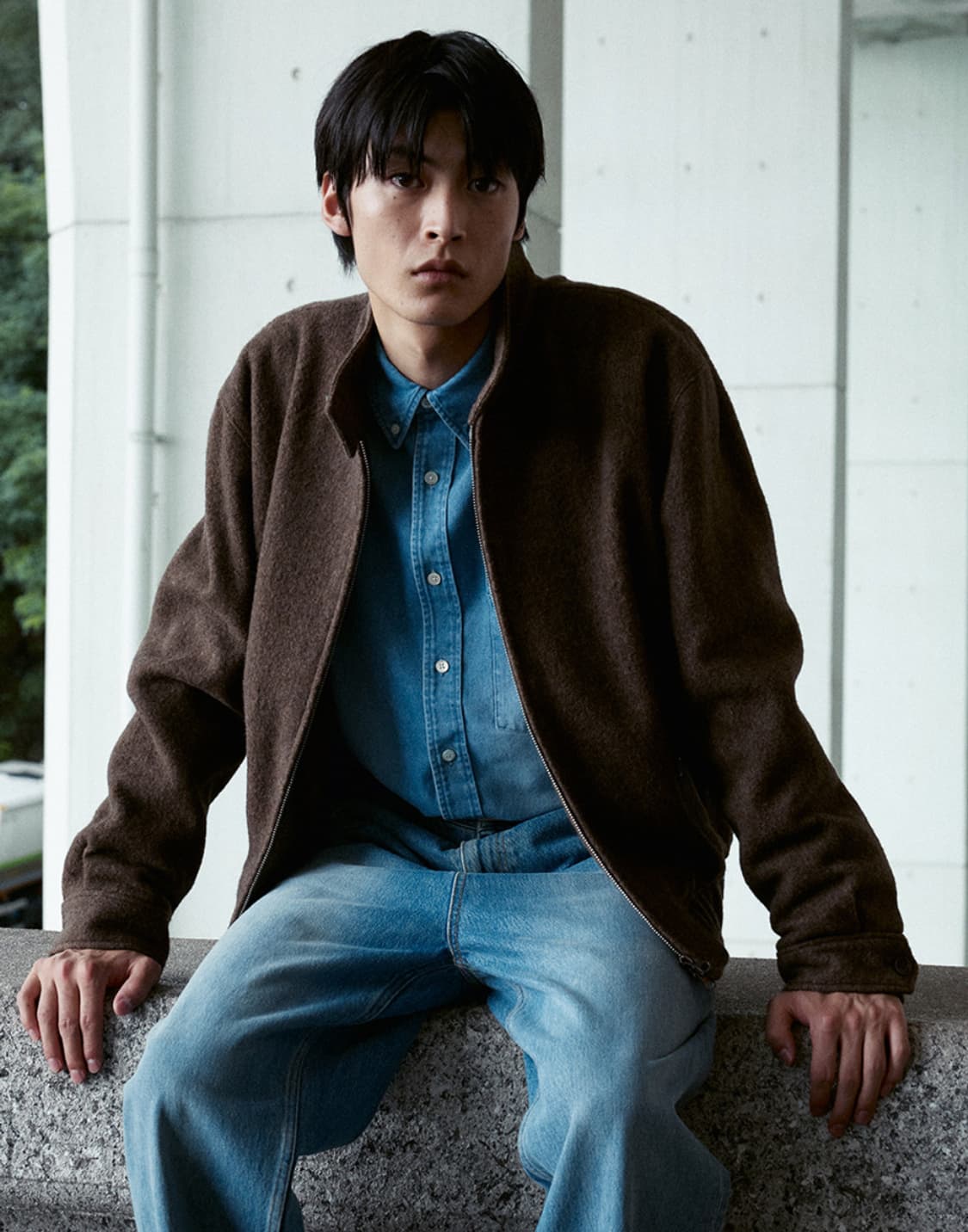 [1] 블랭크룸 해링턴 울 자켓 브라운 / 헤링턴 트위드 블루종 상품이미지7