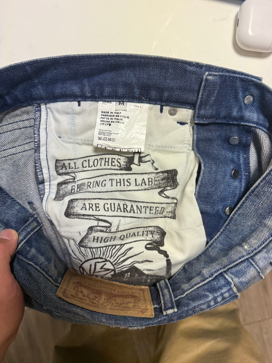 노페이스스튜디오 italian ocean loose cut denim M 상품이미지4