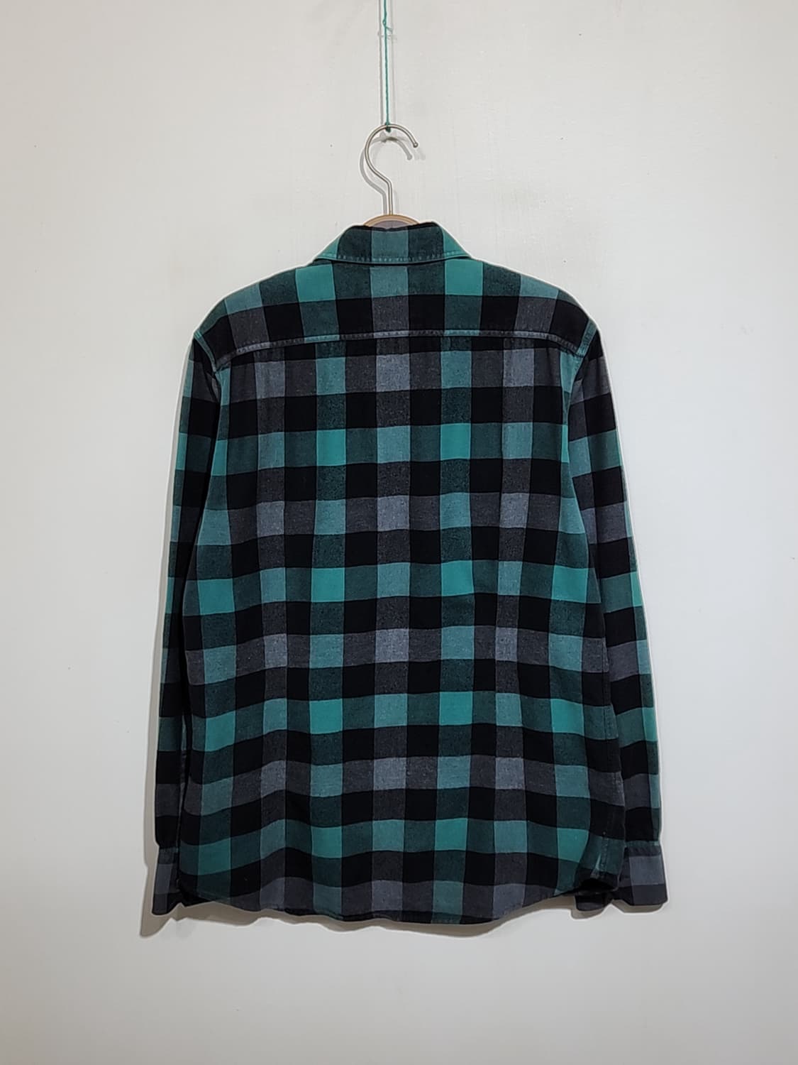 (M) 라코스테 남방 체크 셔츠 포켓 로고 캐주얼  상품이미지6