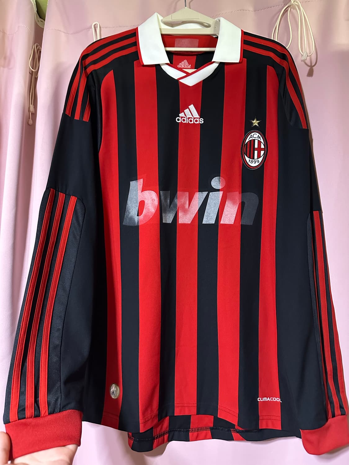 아디다스 AC밀란 긴팔 축구 유니폼 아디다스티 상품이미지1