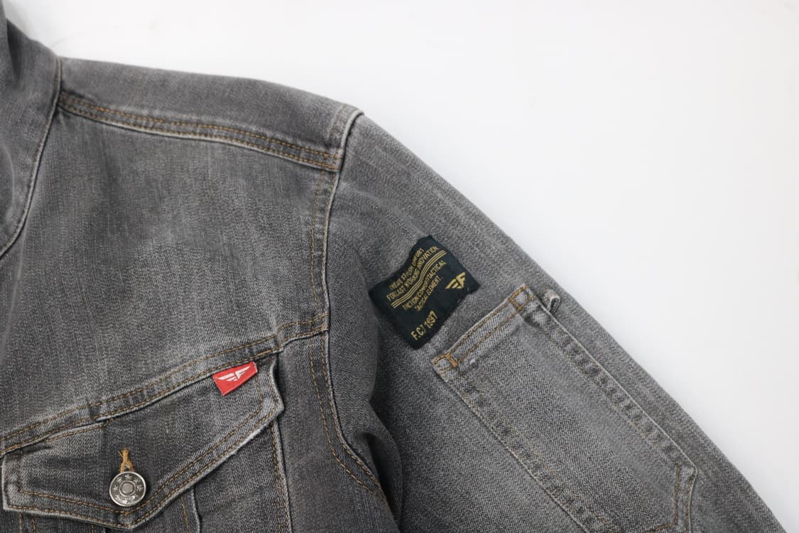 F.C.T Forecast 워크웨어 감성 워싱 데님 자켓 (LL) 상품이미지3