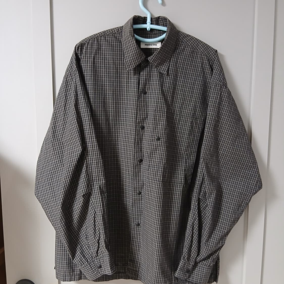 Monkey Time WASHER MINI CHECK CPO 체크 셔츠 상품이미지1