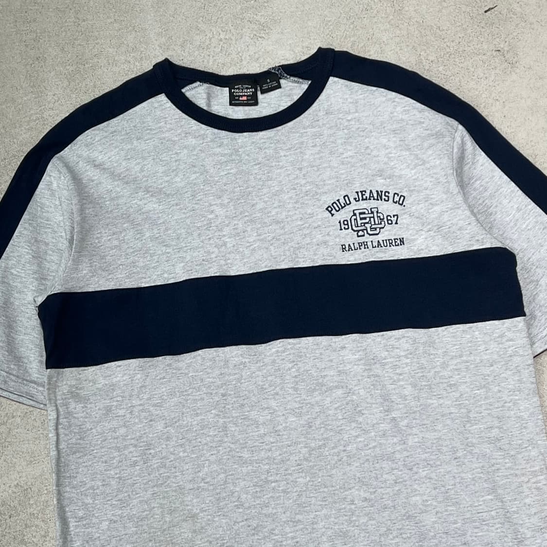 폴로진스컴퍼니 로고 반팔티 s10901 상품이미지3