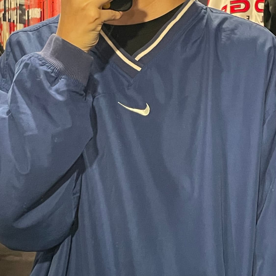 [IM] NIKE 나이키 블루 미드스우시 웜업 상품이미지5