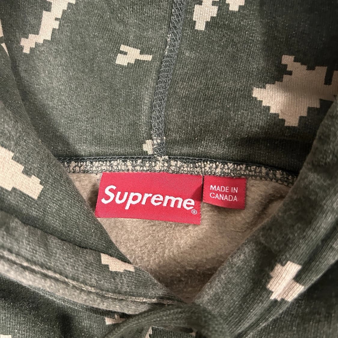 슈프림 박스 로고 후드 스웨트셔츠 올리브 러시안 카모 상품이미지3