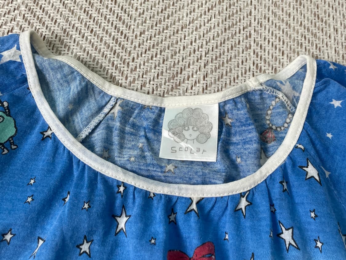 스콜라 일러스트 풀프린트 롱슬리브 상품이미지4